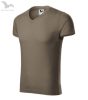 "V" nyakú slim fit póló