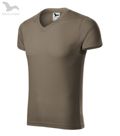 "V" nyakú slim fit póló