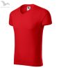"V" nyakú slim fit póló