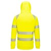 DX482 - DX4 Hi-Vis 1/4 zippzáras kapucnis pulóver